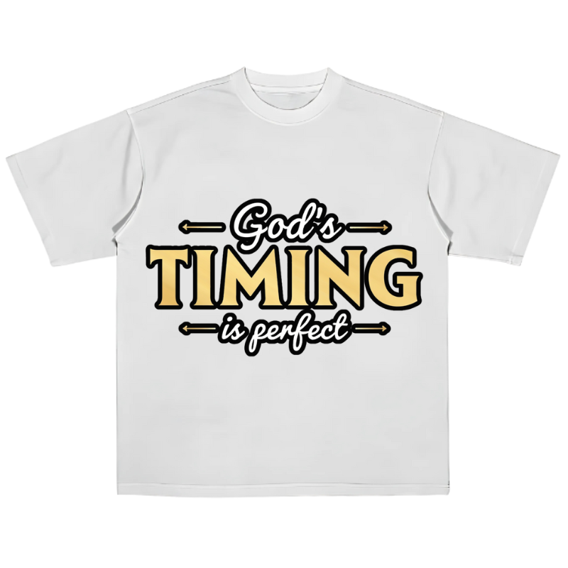God’s Timing Is Perfect Cotton Shirt
